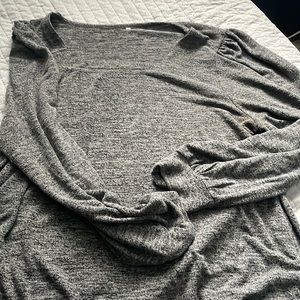Gray women’s long sleeve shirt